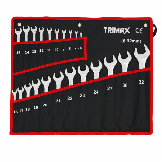 Trimax Set viljuškasto-okastih ključeva 6–32 mm