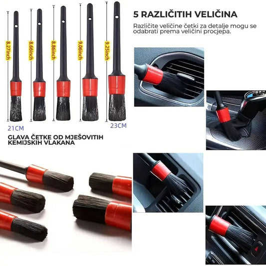 Detailing set za učinkovito čišćenje i poliranje 27 kom