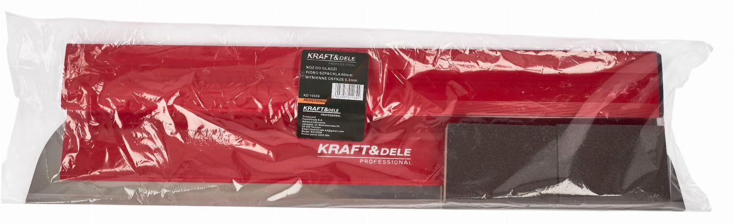 Nerđajuća špatula za gletanje 60 cm KD10059