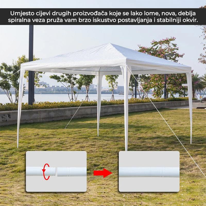Metalni paviljon Party | 2,5 x 2,5 m