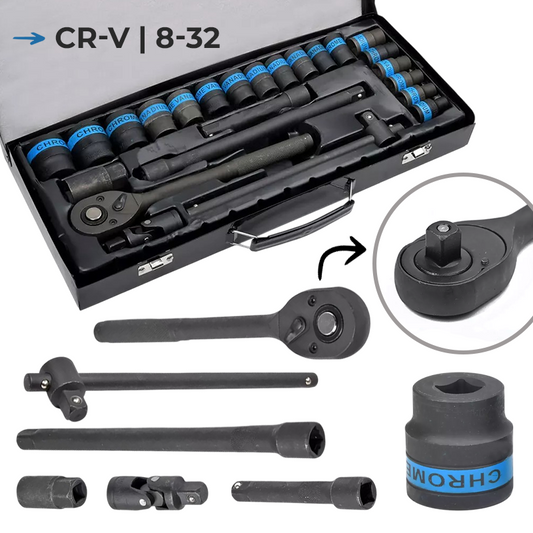 Set kovanih ključeva 24-dijelni 1/2" 8-32mm