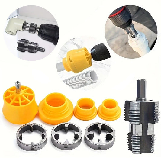 Set za izradu vanjskih i unutarnjih PVC navoja na bušilici