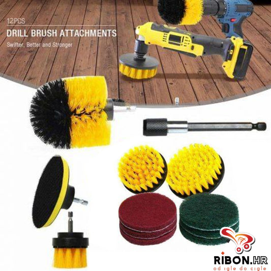 Set za učinkovito čišćenje i poliranje 12 kom