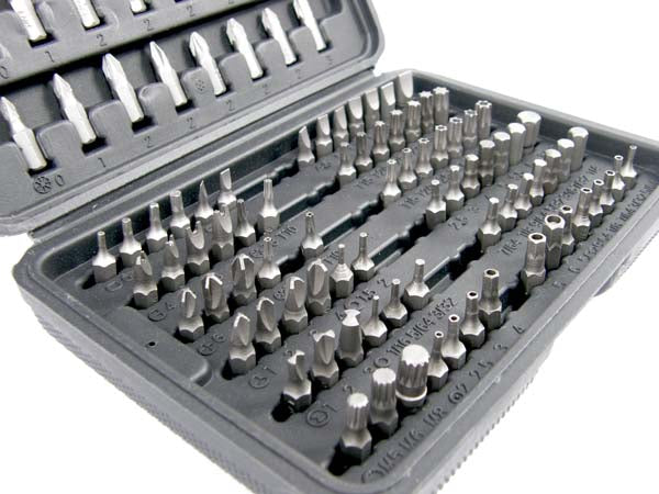 Set bitova +TORX za odvijače – 100 elemenata