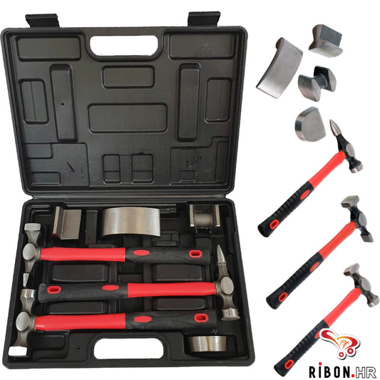 Set čekiča i babica za auto limariju 7 kom