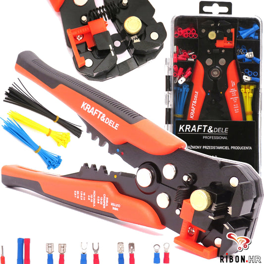 Kliješta za automatsko skidanje izolacije +250komada stopica