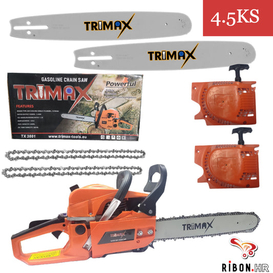 Motorna pila Trimax powerfull 4.5KS sa duplom opremom