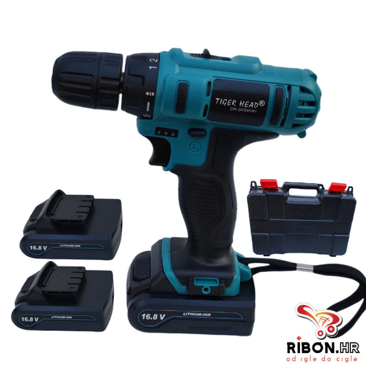 Aku bušilica TIGER 16,8 V X 2 LITHIUM-LION