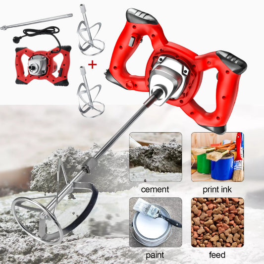 Mikser za beton, boju, gips, ljepilo 1200W + mješač gratis