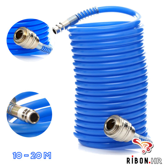 Spiralno crijevo za kompresor sa brzim spojnicama 10 -20 M