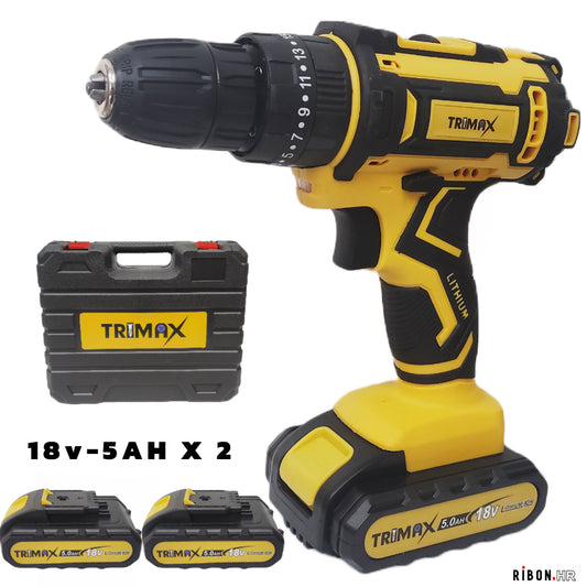 TRIMAX aku bušilica 18vx2 - 5AH
