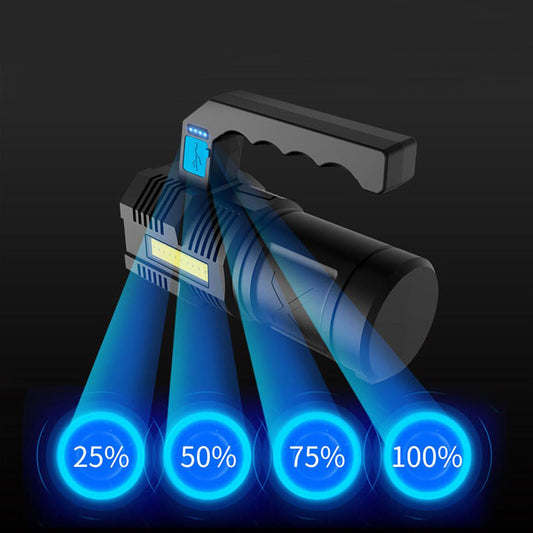 Taktička led 2u1 svjetiljka s punjivom baterijom