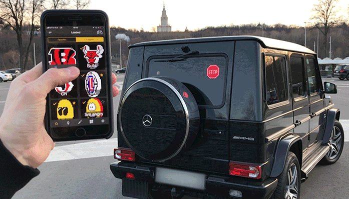 Led zaslon animirani za automobil - BT