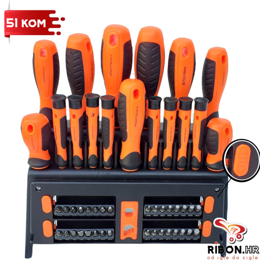 Set odvijača i bitova 51/1 + TORX SET