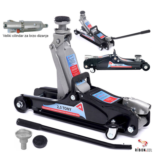 Niskoprofilna podna dizalica 2.5 T (KROKODILKA)