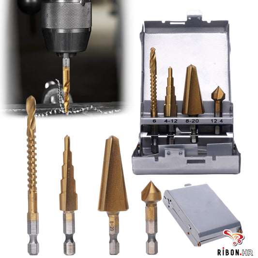 4-dijelni Robust Line set svrdla za metal HEX