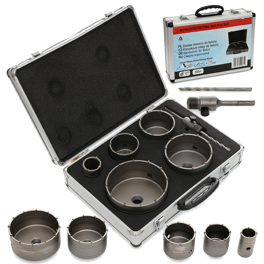 Set od 5 kruna za beton, ciglu,kamen