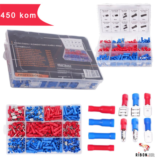 Set kabelskih stopica izoliranih 450 kom