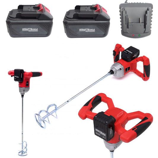 Akumulatorski mješač + 2 baterije 20v 4ah