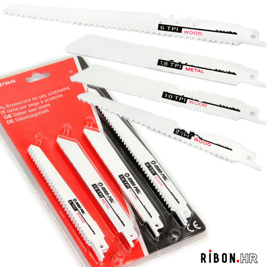 Komplet listova za sabljastu pilu 10 kom