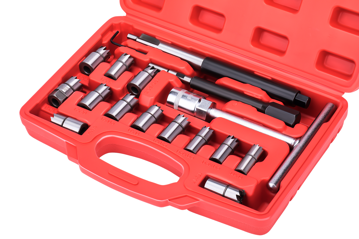 Set Freza za Čišćenje Gnijezda Injektora – 17 Dijelova