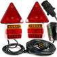 Set svjetla na magnet + kabel 7.5m, trokut