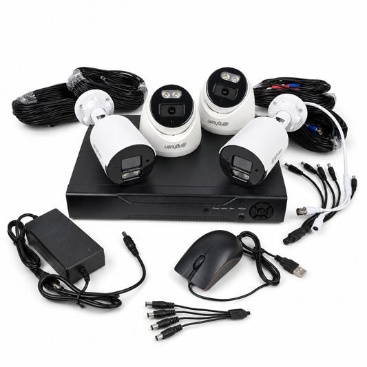 Žičani videonadzorni sustav G501 4K (4 kamere + DVR)
