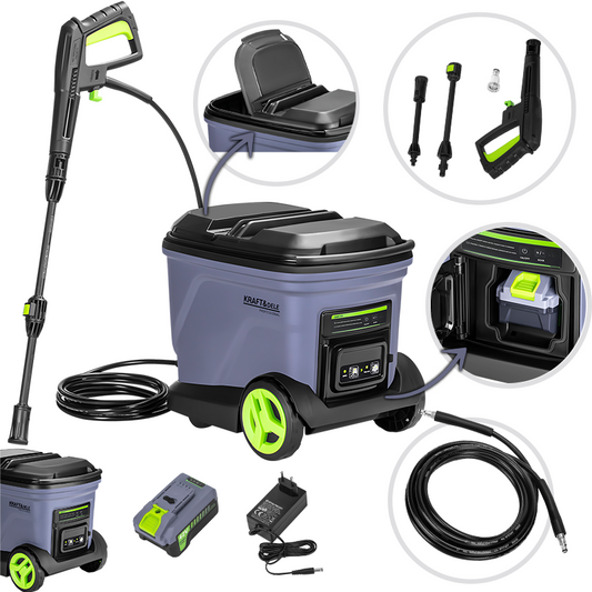 Akumulatorski Visokotlačni Perač Sa Spremnikom 20L  42V 200bar