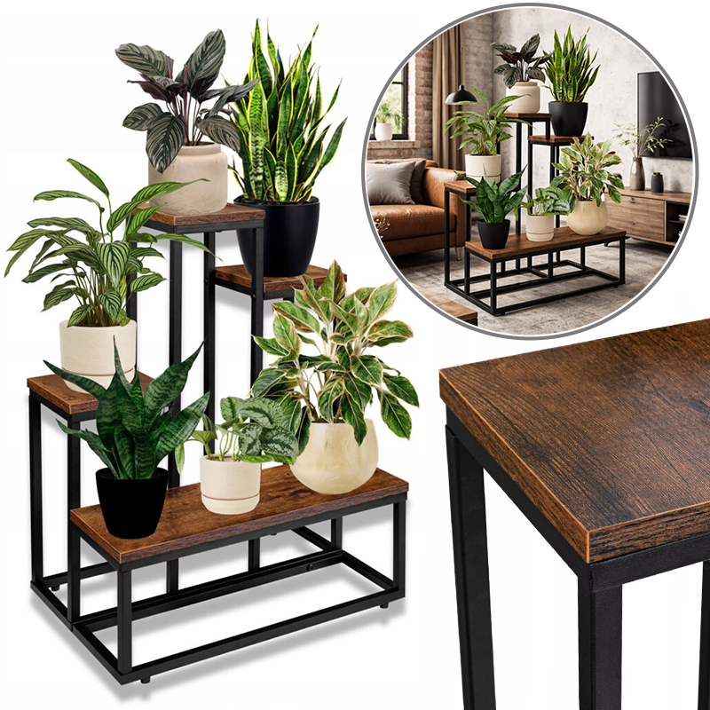 Metalni stalak za cvijeće 68 cm FOS-H4