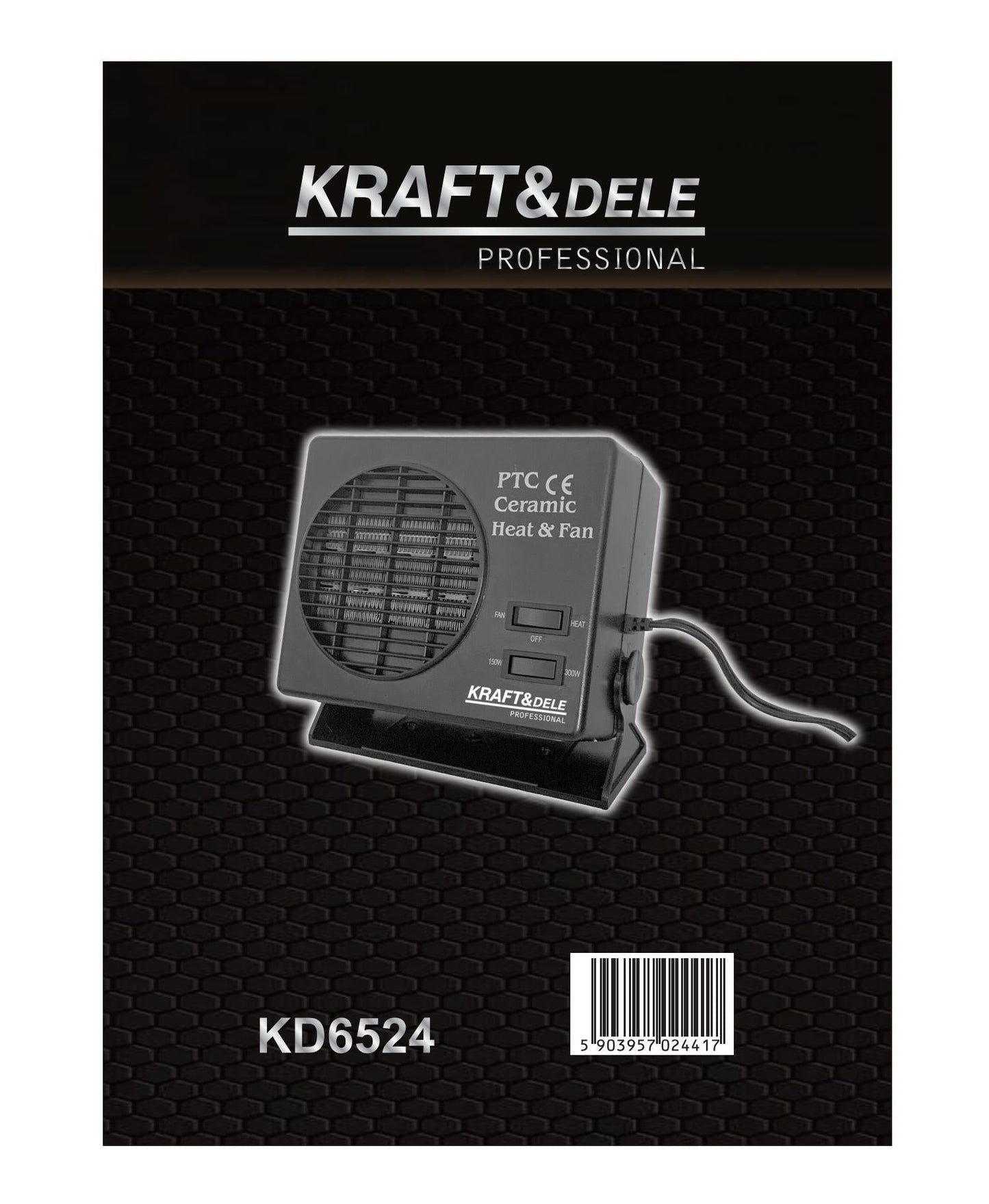 Automobilska grijalica 12 V, 300 W, KD6524