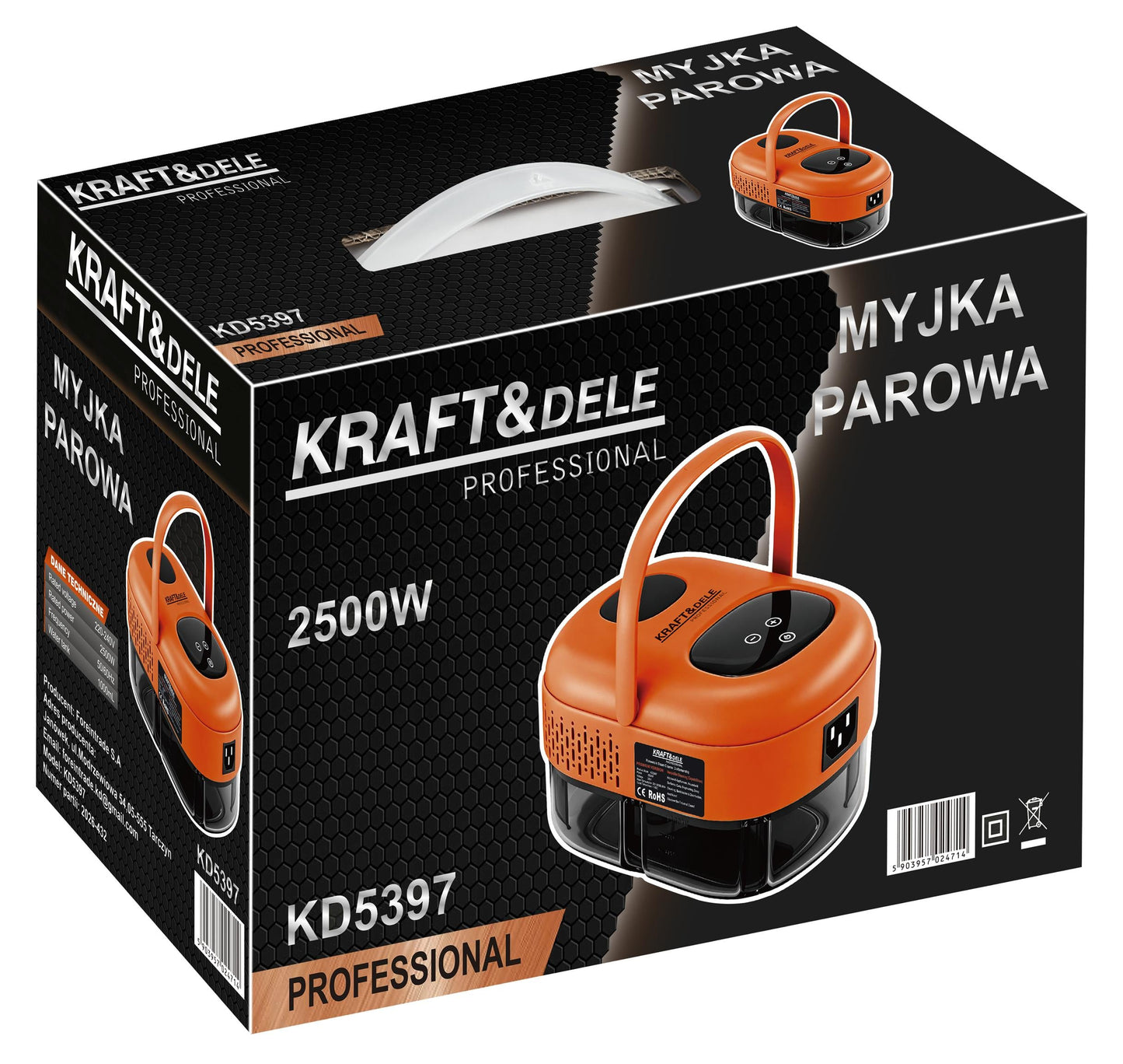 Parni čistač 2500 W KD5397