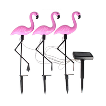 Load image into Gallery viewer, Solarne vrtne svjetiljke - FLAMINGO | 3kom.
