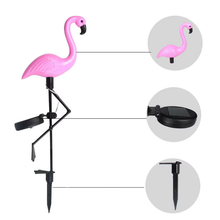 Load image into Gallery viewer, Solarne vrtne svjetiljke - FLAMINGO | 3kom.
