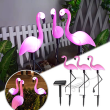 Load image into Gallery viewer, Solarne vrtne svjetiljke - FLAMINGO | 3kom.
