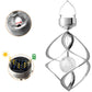 Solarna spiralna vanjska RGB lampa
