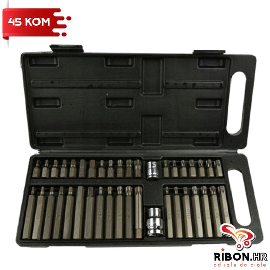 45 DIJELNI SET TORX BITOVA